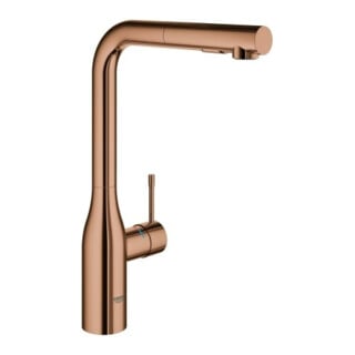 Grohe Essence SmartC Mitigeur évier chaud suns, douchette extractible double