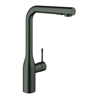 Grohe Essence SmartC Mitigeur évier graphite HD, douchette extractible double flux