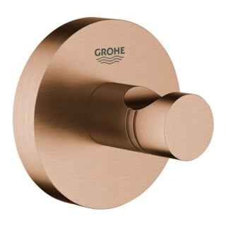 Grohe Essentials Crochet de peignoir, fixation murale, warm sunset brossé