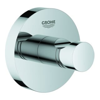 Grohe Essentials Crochet porte-peignoir chrome, fixation cachée