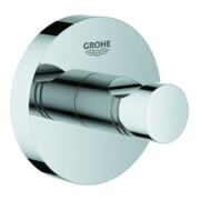 Grohe Essentials Crochet porte-peignoir chrome, fixation cachée