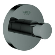 Grohe Essentials Crochet pour peignoir graphite dur, fixation cachée