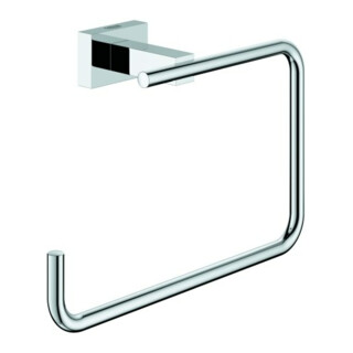Grohe Essentials Cube Anneau à serviette fixation cachée, chrome