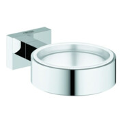 Grohe Essentials Cube Support chrome, pour verre, distributeur/porte-savon