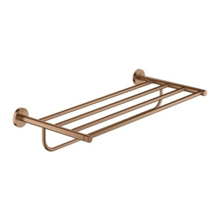 Grohe Essentials Porte-serviettes multiple 55 cm, fixation dissimulée, acier brossé