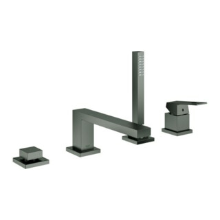 Grohe Eurocube combinaison baignoire 4 trous graphite dur brossé