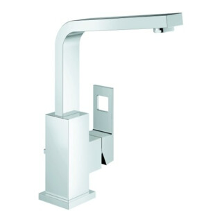 Grohe Eurocube Mitigeur lavabo mono-commande 1/2", taille L, avec garniture de vidage, chrome