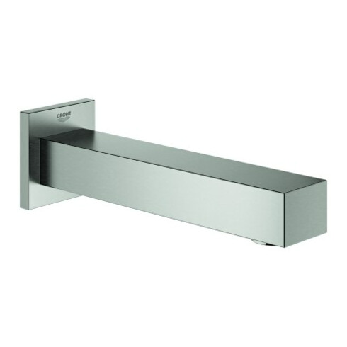 Grohe Eurocube Robinet de baignoire supersteel, déport 17 cm, montage mural