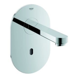 Grohe Euroeco CE Ensemble de montage prêt Robinet infrarouge pour lavabo mural, 100-230 V, chrome