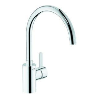 Grohe Eurosmart Cosmopolitan Mitigeur évier monocommande chrome, basse pression, bec pivotant en C
