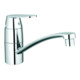 Grohe Eurosmart Cosmopolitan Mitigeur évier monocommande chrome, bec plat pivotant-1