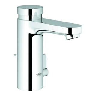 Grohe Eurosmart CT Mitigeur lavabo à fermeture automatique chrome, avec mélangeur et garniture de vidage