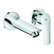 Grohe Eurosmart Kit de montage fini Mitigeur lavabo encastré 2 trous, sortie 17,1 cm, chrome