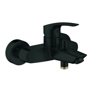Grohe Eurosmart Mitigeur baignoire 1/2", montage mural, noir mat