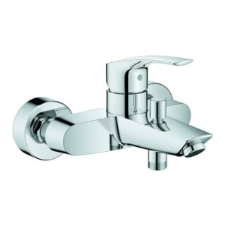 Grohe Eurosmart Mitigeur baignoire monotrou 1/2", montage mural, chrome