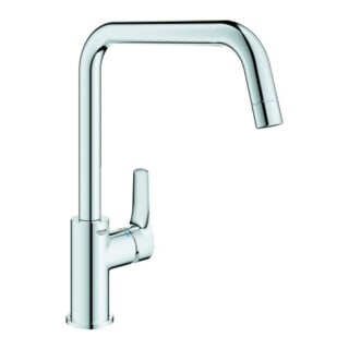 Grohe Eurosmart Mitigeur évier monotrou chrome, bec haut pivotant