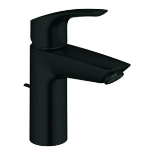 Grohe Eurosmart Mitigeur lavabo 1/2, S, avec garniture de vidage, noir mat
