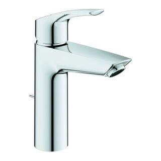 Grohe Eurosmart Mitigeur lavabo 1/2", taille M, avec garniture de vidage, chrome