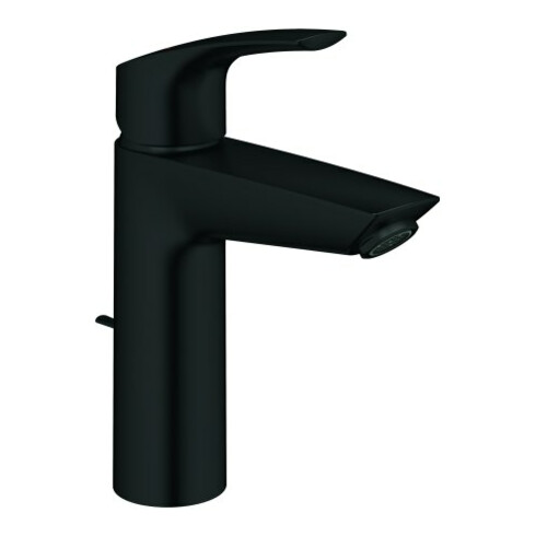 Grohe Eurosmart Mitigeur lavabo monocommande 1/2", taille M, garniture vidage, noir mat