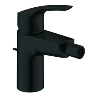 Grohe Eurosmart Mitigeur monocommande bidet 1/2", avec garniture de vidage, noir mat