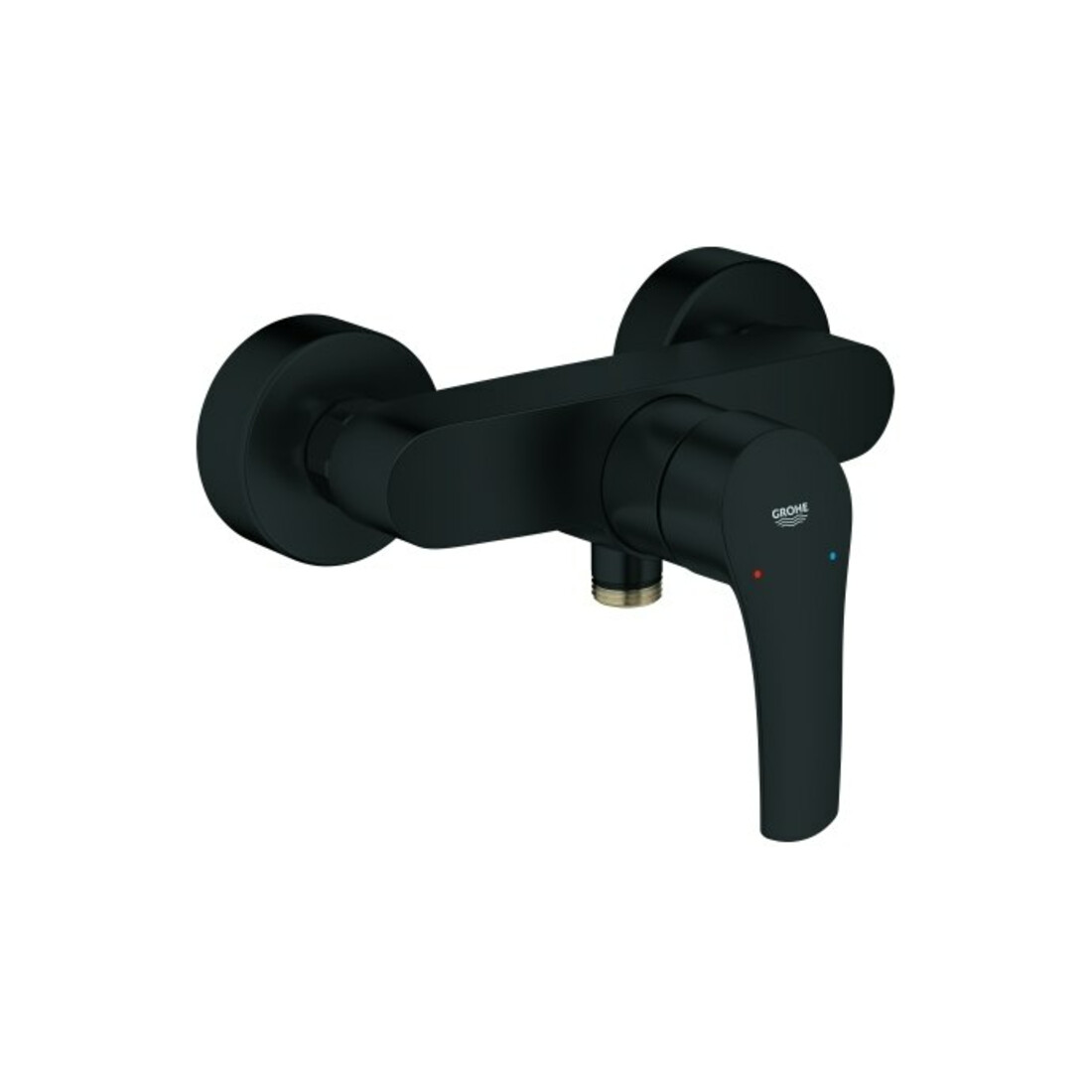 Grohe Eurosmart Mitigeur monocommande douche 1/2", montage mural, noir mat
