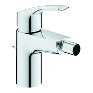 Grohe Eurosmart Mitigeur monocommande pour bidet 1/2", avec garniture de vidage, chrome