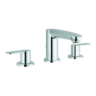 Grohe Eurostyle C Robinet lavabo 3 trous 1/2", avec garniture de vidage, chrome
