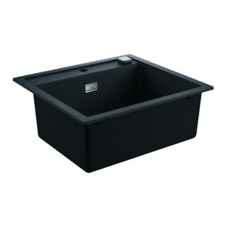 Grohe Évier composite encastrable K700 60-C 56/51 1.0 56x51cm, à poser, 1 bac, gris noir