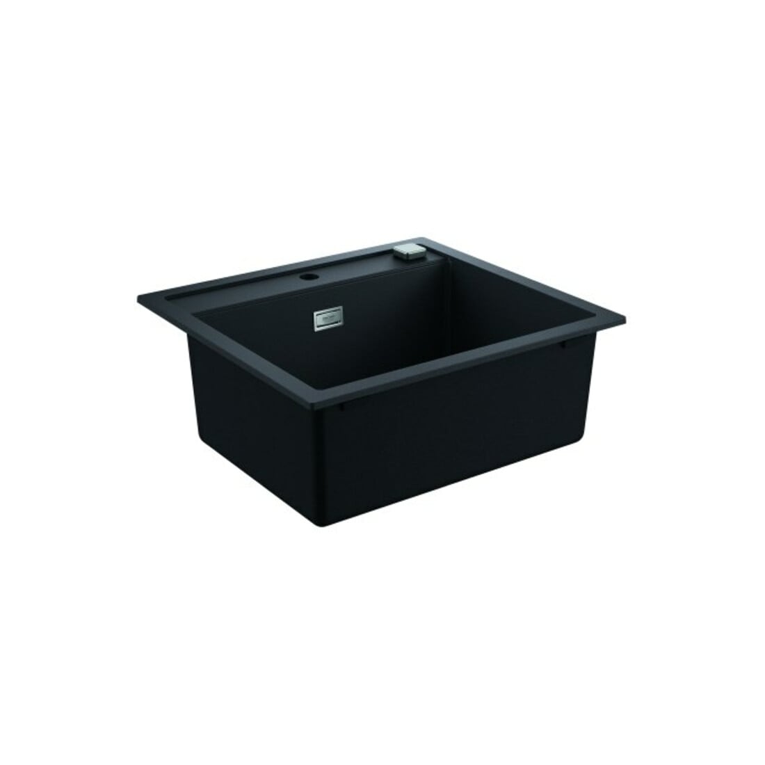 Grohe Évier composite encastrable K700 60-C 56/51 1.0 56x51cm, à poser, 1 bac, gris noir