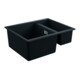 Grohe Évier encastrable composite K500 60-C 55,5/46,1 1,5 bac, granit noir 55,5x46cm-1