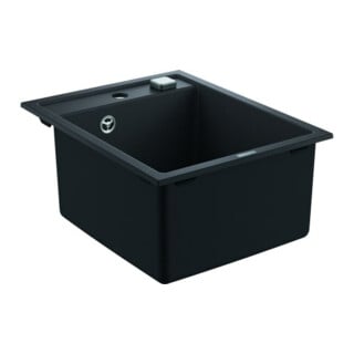 Grohe Évier encastrable composite K700 50-C 40/50 1.0 40x50cm, à poser, 1 bac, gris noir