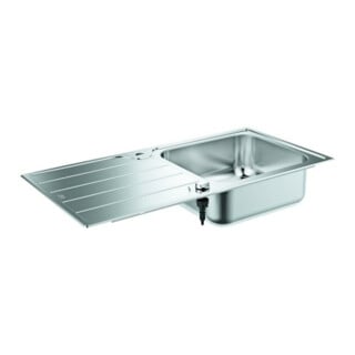 Grohe Évier encastrable K500 60-S 100/50 1.0 rev 100x50cm, avec trop-plein, 1 bac, E