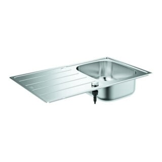 Grohe Évier encastré K200 45-S 86/50 1.0 rev 86x50cm, avec égouttoir, 1 bac, ES