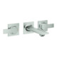 Grohe Fertigmontageset Allure UP-3-Loch-Waschtischarmatur, 1/2", A 15cm, Wd, sst-1
