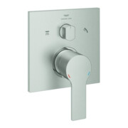 Grohe Fertigmontageset Allure UP-EHM, m 3-Wege-Umstellung, supersteel