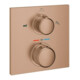 Grohe Fertigmontageset Allure warm ss geb., f Wannen-Thermostat, 2-W.-Umstg.-1