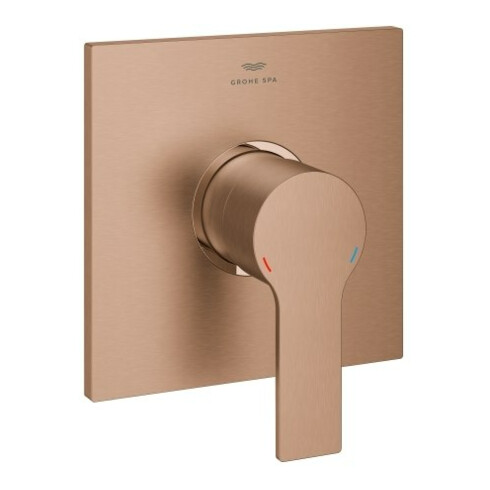 Grohe Fertigmontageset Allure warm suns geb., f Brause-Einhebelmischer