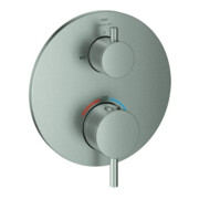 Grohe Fertigmontageset Atrio UP-THM, m int. 2-W.-Umstg., supersteel