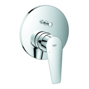 Grohe Fertigmontageset BauEdge UP-Wannen-Einhebelmischer, chrom