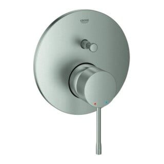 Grohe Fertigmontageset Essence supersteel, für Wannen-Einhandmischer
