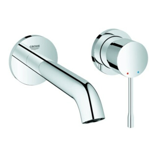 Grohe Fertigmontageset Essence UP-2-L-Waschtischmischer, Ausl. 18,3cm, chrom