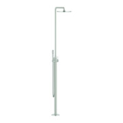 Grohe Fertigmontageset Essence UP-Brause-Einhebelmischer, Bodenmontage, supersteel