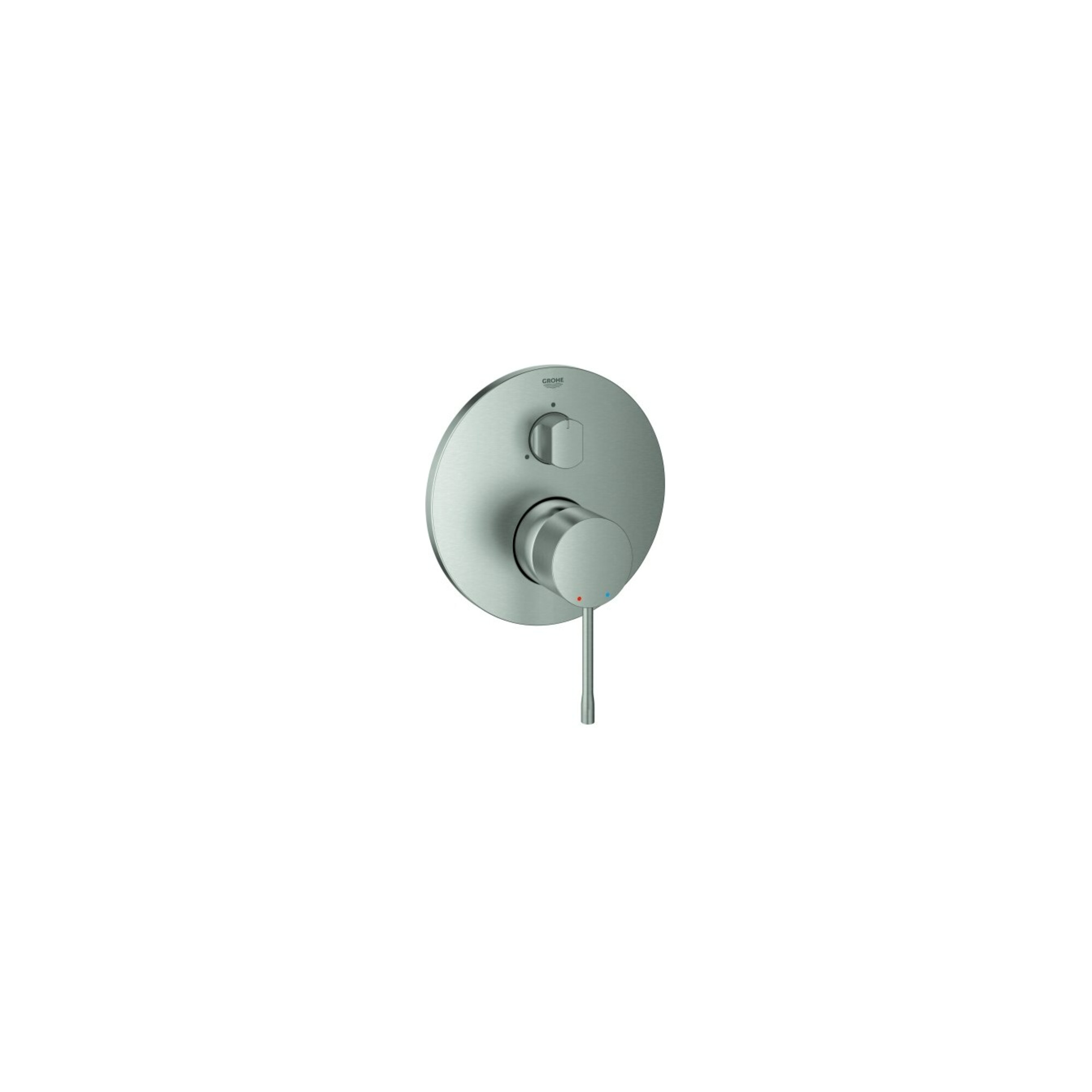 Grohe Fertigmontageset Essence UP-EHM, m 3-Wege-Umstellung, supersteel