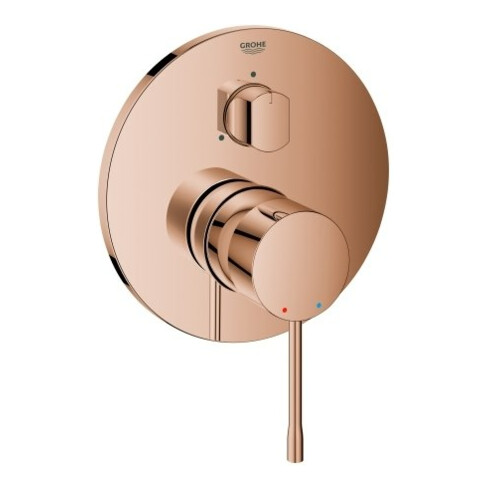 Grohe Fertigmontageset Essence UP-EHM, m 3-Wege-Umstellung, warm sunset