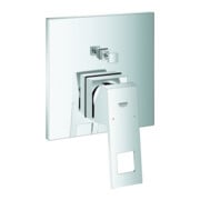 Grohe Fertigmontageset Eurocube Joy chrom, UP-Wannen-Einhebelmischer
