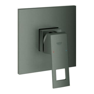 Grohe Fertigmontageset Eurocube Joy UP-Brause-Einhebelmischer, hard graphite gebürstet