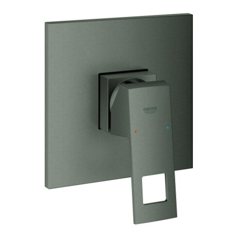 Grohe Fertigmontageset Eurocube Joy UP-Brause-Einhebelmischer, hard graphite gebürstet