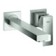 Grohe Fertigmontageset Eurocube sst, 2-Loch-Waschtisch-Wandarmatur, Ausl. 231mm-1