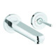 Grohe Fertigmontageset Eurodisc Joy UP-2-Loch-Waschtischarmatur, chrom-1