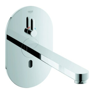Grohe Fertigmontageset Eurosmart CE cr, Infrarot-Waschtischarmatur, 230 V, m Mi., A 17,2cm